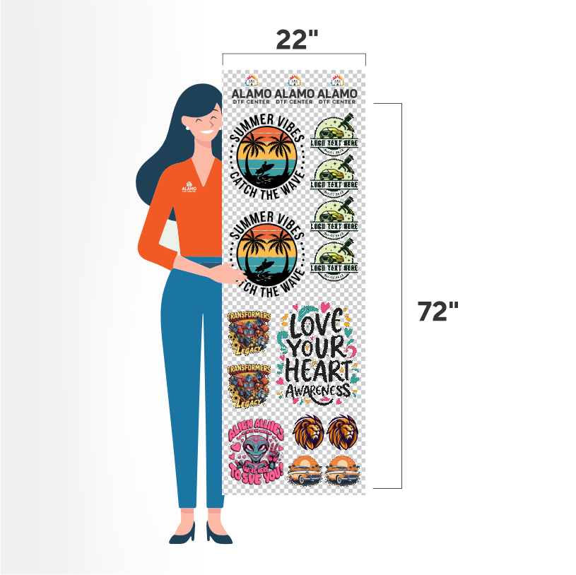 Upload DTF Gang Sheets