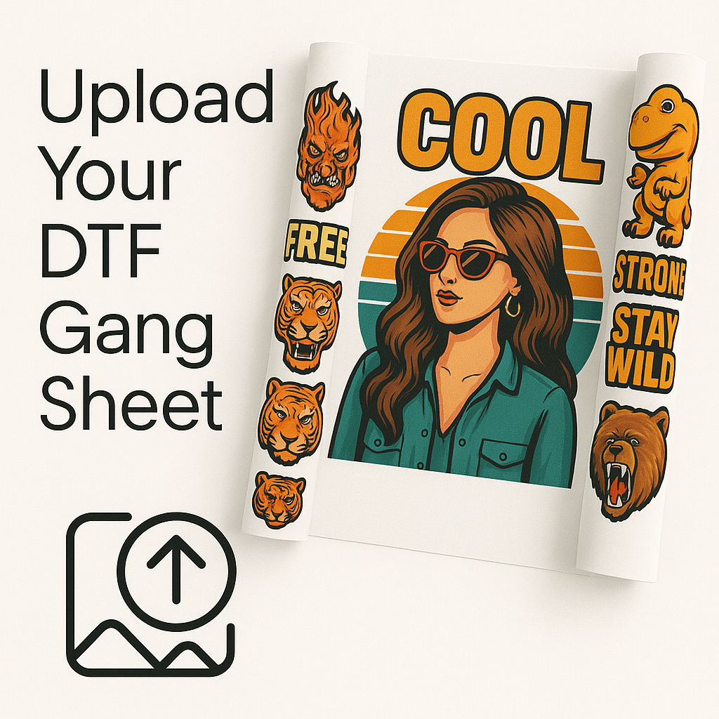 Upload DTF Gang Sheets