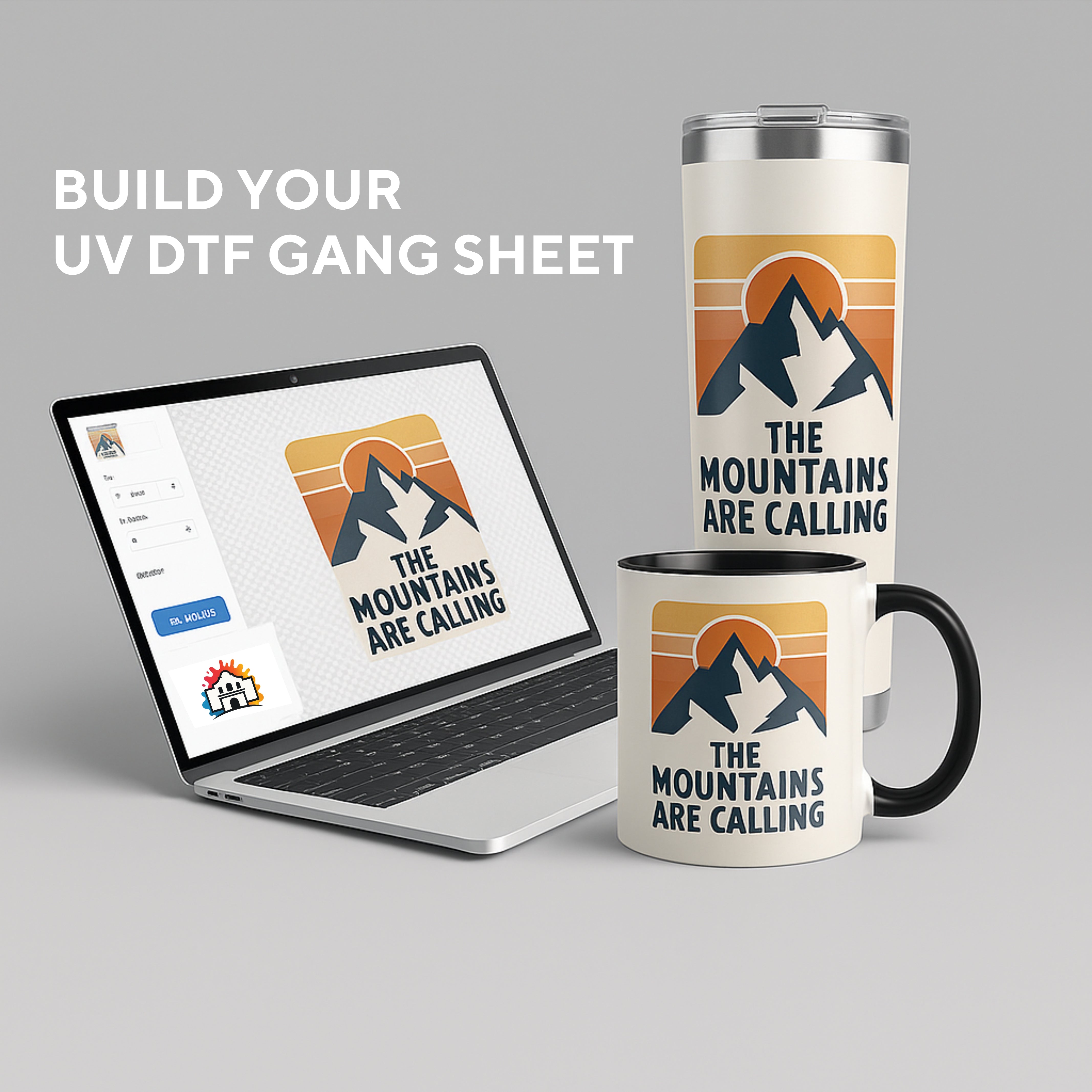 UV DTF Sticker Gang Sheet Builder